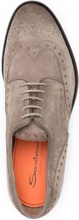 Santoni Emil leren brogues Beige