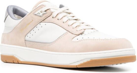 Santoni Haniel leren sneakers Wit