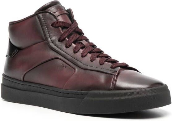 Santoni High-top sneakers Rood