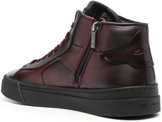 Santoni High-top sneakers Rood