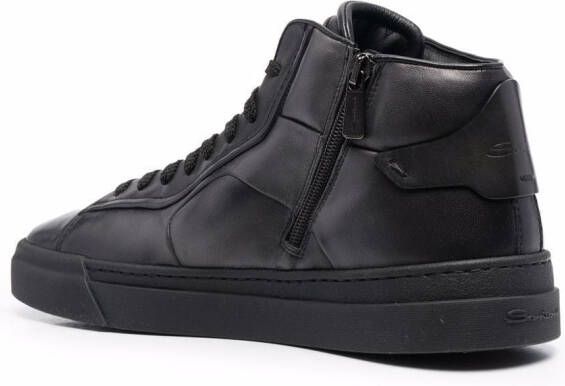 Santoni High-top sneakers Zwart