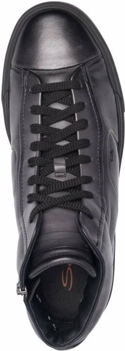 Santoni High-top sneakers Zwart