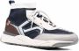 Santoni High-top soksneakers Blauw - Thumbnail 2