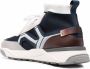 Santoni High-top soksneakers Blauw - Thumbnail 3