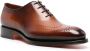 Santoni Leren brogues Bruin - Thumbnail 2