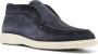 Santoni Leren handschoenen Blauw - Thumbnail 2