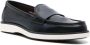 Santoni Leren loafers Blauw - Thumbnail 2