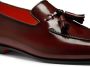 Santoni Leren loafers Rood - Thumbnail 5