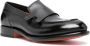 Santoni Leren loafers Zwart - Thumbnail 2