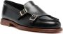 Santoni Leren loafers Zwart - Thumbnail 2