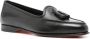 Santoni Leren loafers Zwart - Thumbnail 2