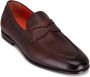 Santoni Leren penny loafers Bruin - Thumbnail 2