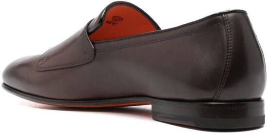 Santoni Leren schoenen Bruin