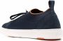 Santoni Leren sneakers Blauw - Thumbnail 3