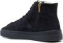 Santoni Leren sneakers Blauw - Thumbnail 3