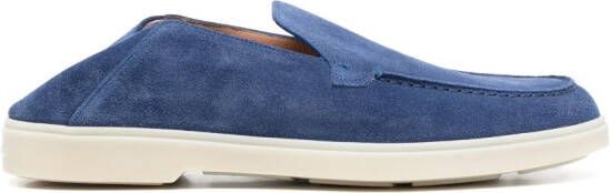 Santoni Loafers met ronde neus Blauw