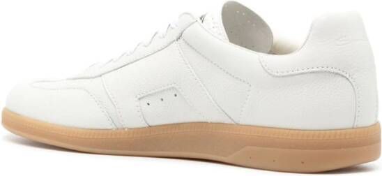 Santoni Leren sneakers Wit