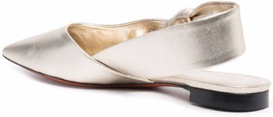 Santoni Metallic sandalen Goud