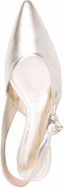 Santoni Metallic sandalen Goud