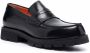 Santoni Moca penny loafers Zwart - Thumbnail 2