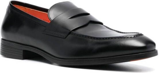 Santoni Penny loafers Zwart