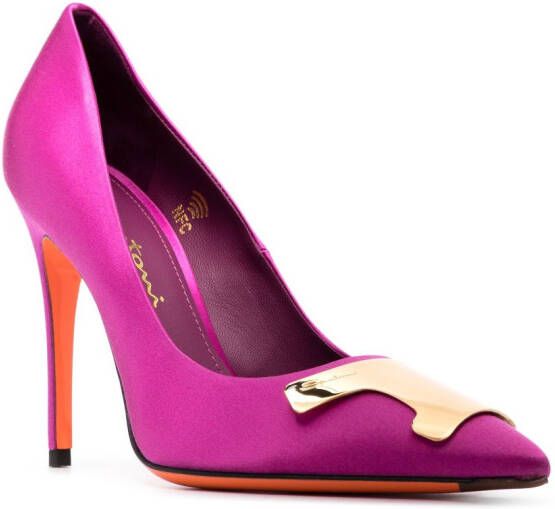 Santoni Sibille pumps Paars