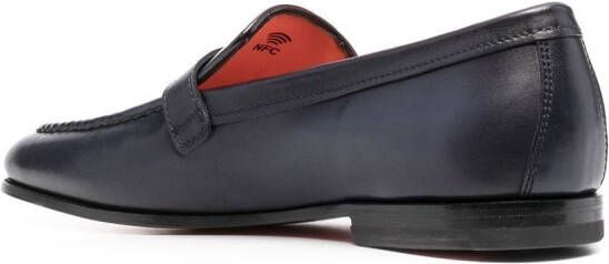 Santoni Slip-on loafers Blauw