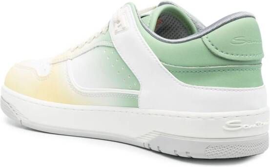 Santoni Sneakers met kleurverloop Wit