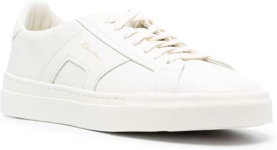 Santoni Sneakers met logoprint Beige