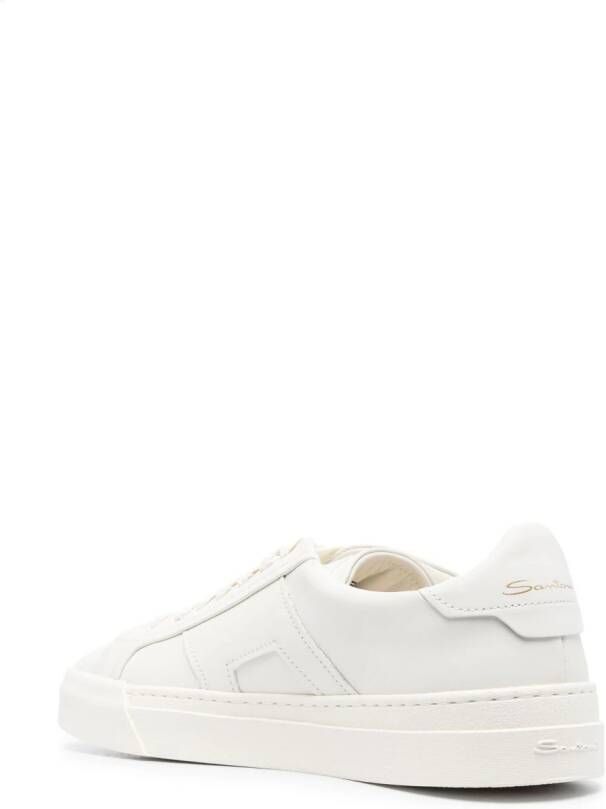 Santoni Sneakers met logoprint Beige