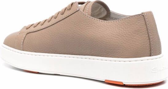 Santoni Sneakers met plateauzool Beige