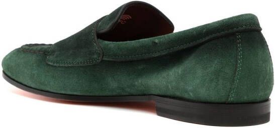 Santoni Suède schoenen Groen