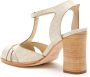 Sarah Chofakian Chemisier leren sandalen Beige - Thumbnail 3