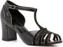 Sarah Chofakian Chiara leren sandalen Zwart - Thumbnail 2