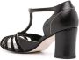 Sarah Chofakian Chiara leren sandalen Zwart - Thumbnail 3