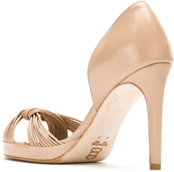 Sarah Chofakian echt leren sandalen Beige