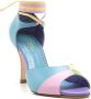 Sarah Chofakian Léon tweekleurige sandalen Blauw - Thumbnail 2