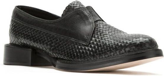 Sarah Chofakian Leren loafers Zwart