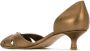 Sarah Chofakian leren pumps Metallic - Thumbnail 3