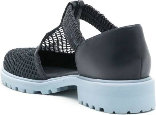 Sarah Chofakian Leren sandalen Blauw