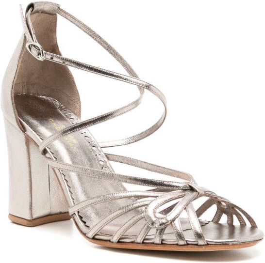 Sarah Chofakian Miuccia sandalen Metallic