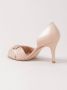 Sarah Chofakian pumps met open neus Beige - Thumbnail 3