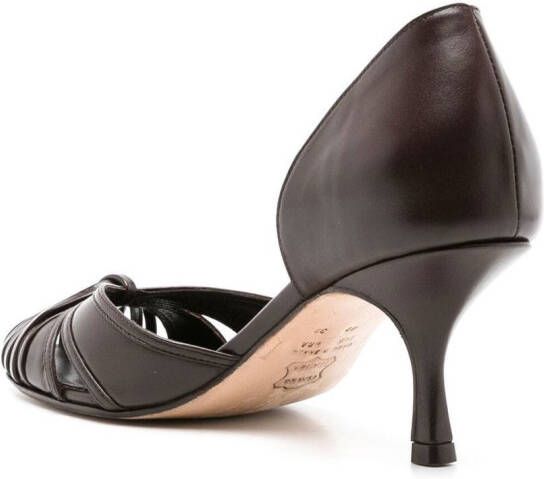 Sarah Chofakian ronde pumps Bruin