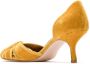 Sarah Chofakian Sarah fluwelen pumps Geel - Thumbnail 3