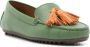 Sarah Chofakian Severine loafers met kwastjes Groen - Thumbnail 2