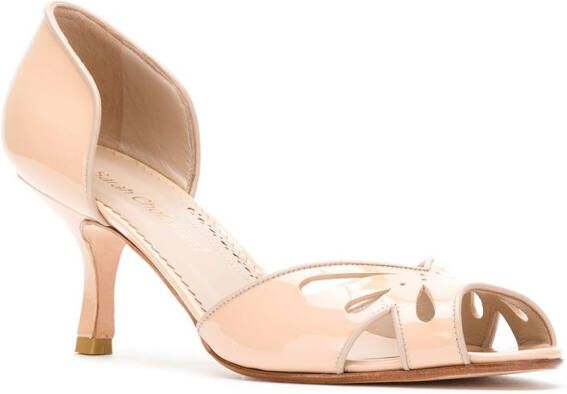 Sarah Chofakian Valencia schoenen met open neus Beige