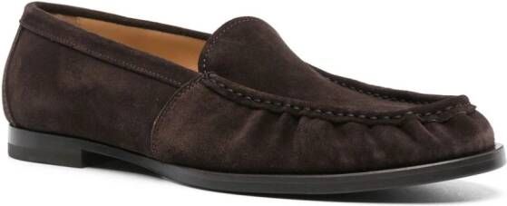 Scarosso Alain suède loafers Bruin