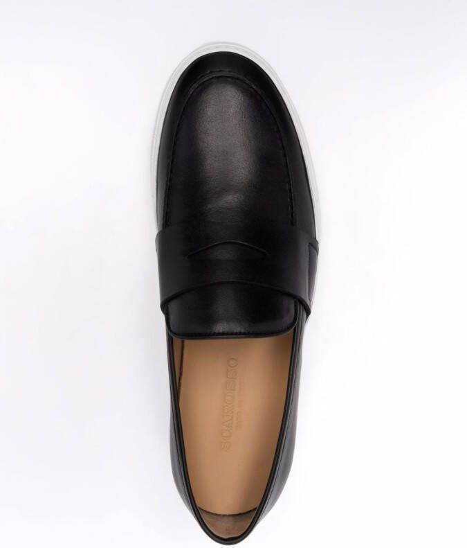 Scarosso Alberto penny loafers Zwart