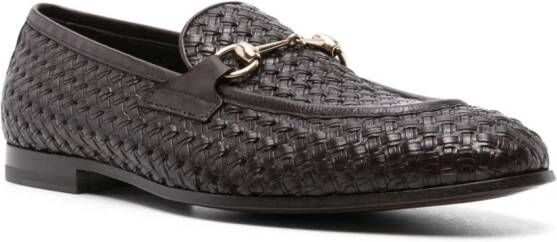 Scarosso Alessandro leren loafers Bruin