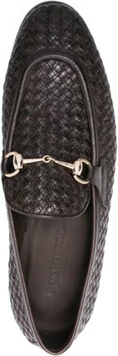 Scarosso Alessandro leren loafers Bruin